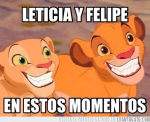 Meme Letizia y Felipe